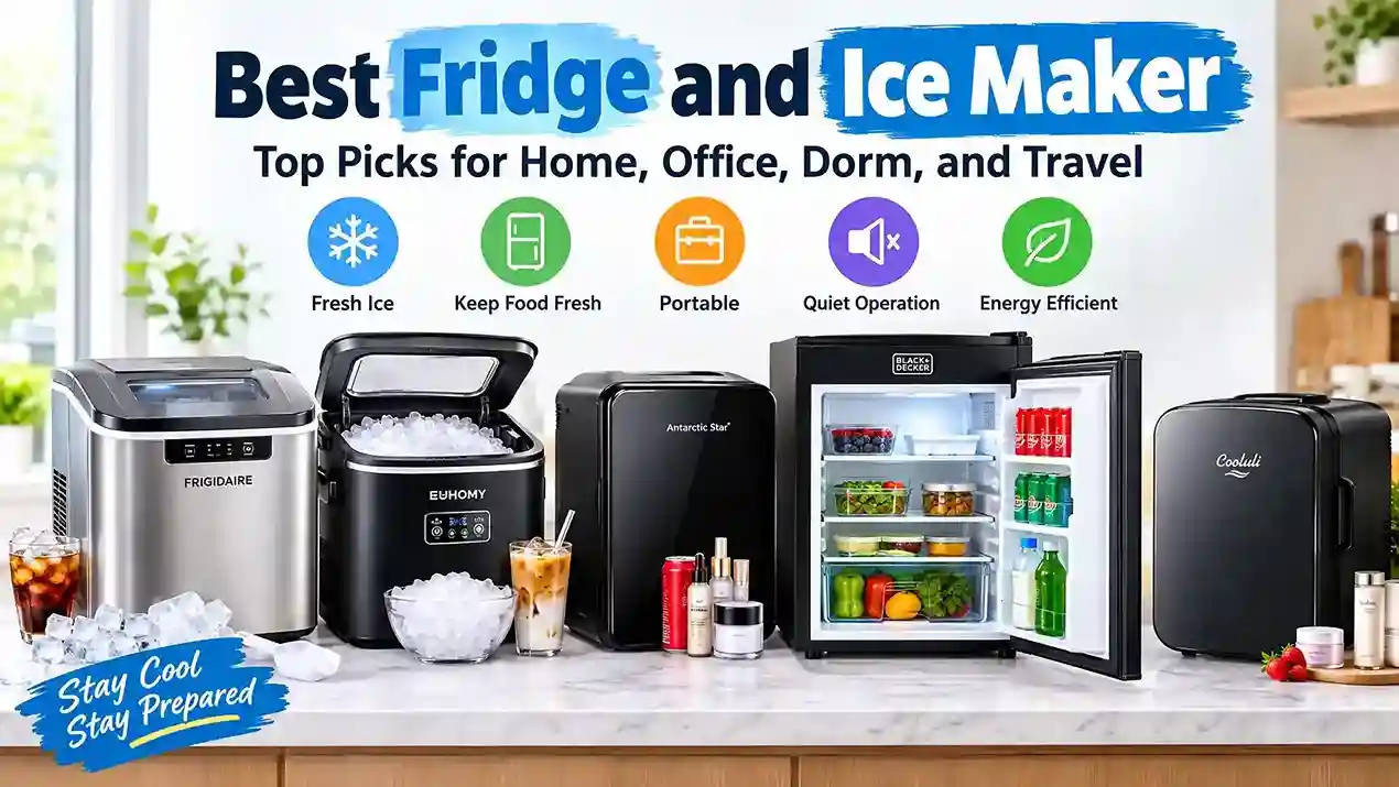 Best 5 Fridge and Ice Maker