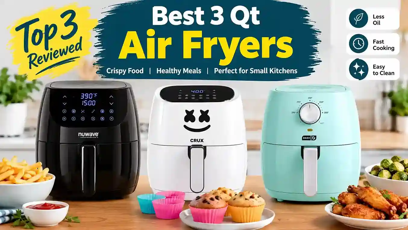 3 Qt Air Fryers